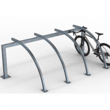 Pyöräteline vinokaarilla